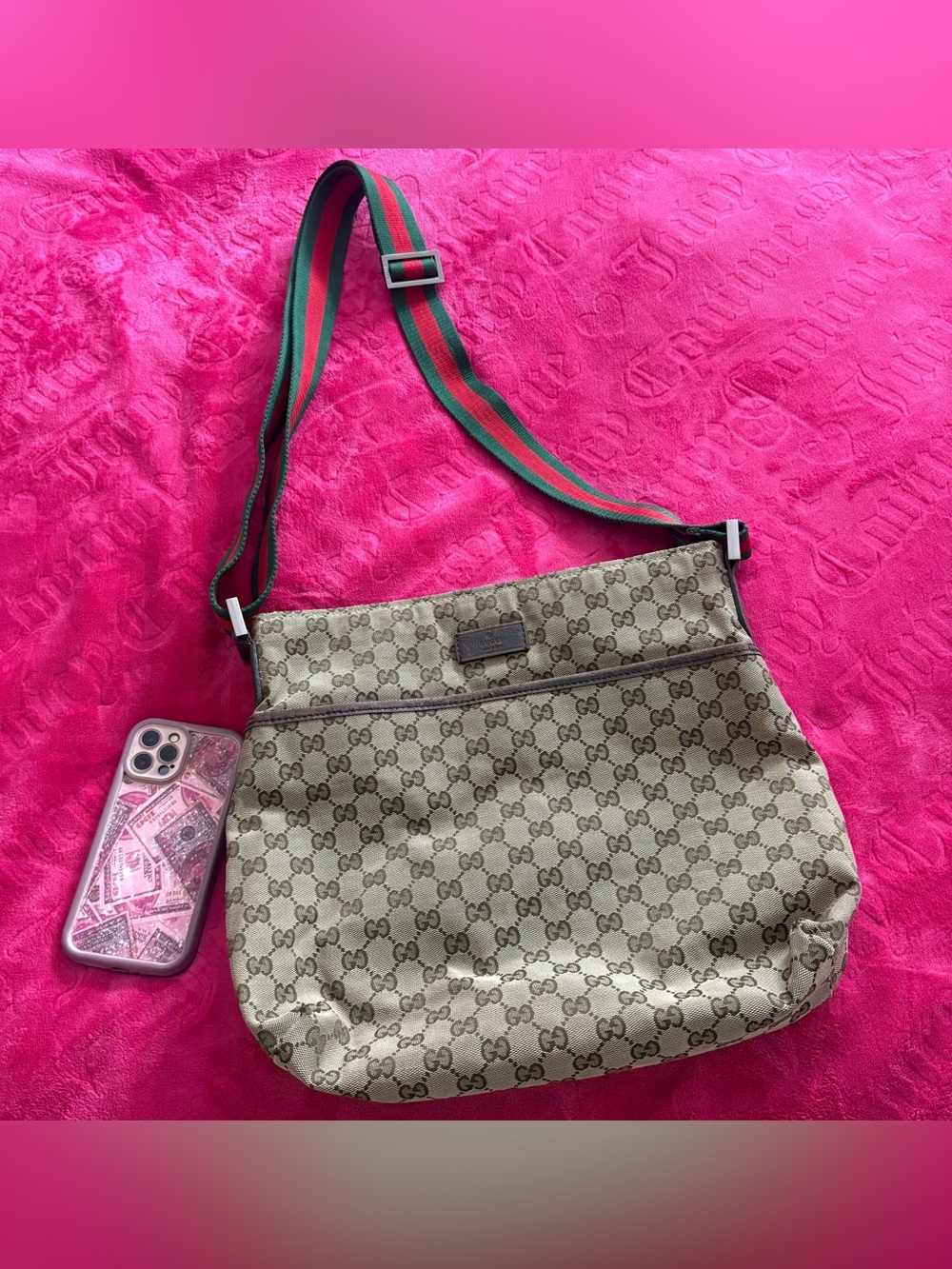 Authentic Gucci Large Messenger Bag